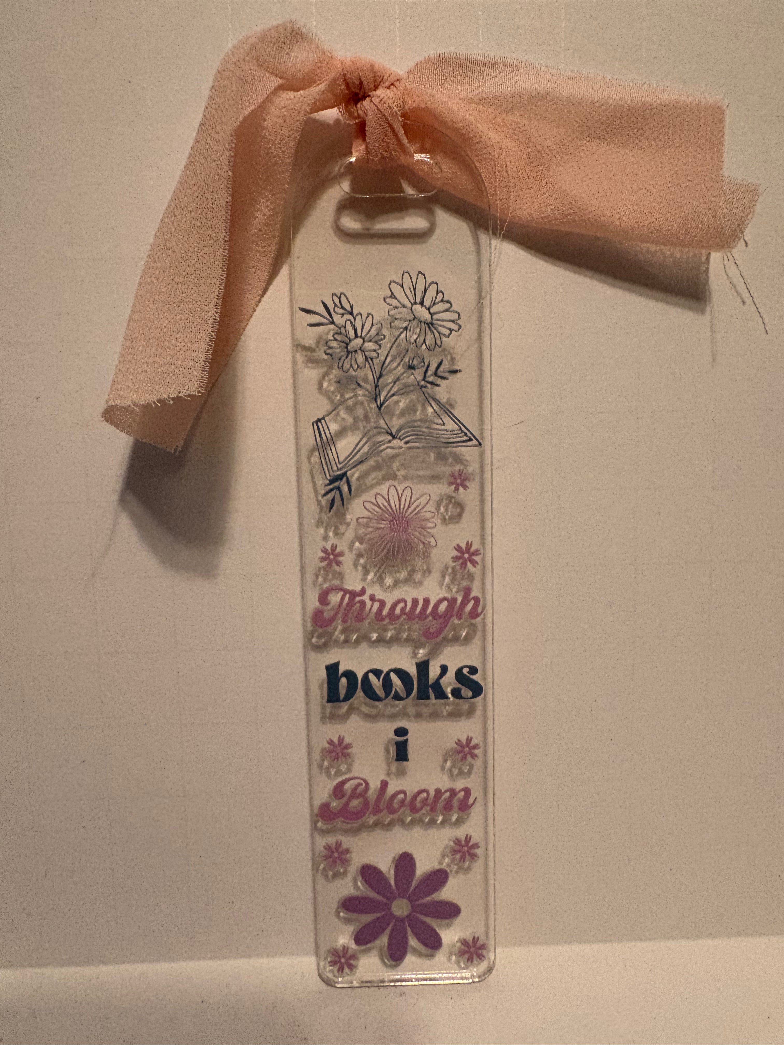 Through Books I Bloom — Bookish Bookmark