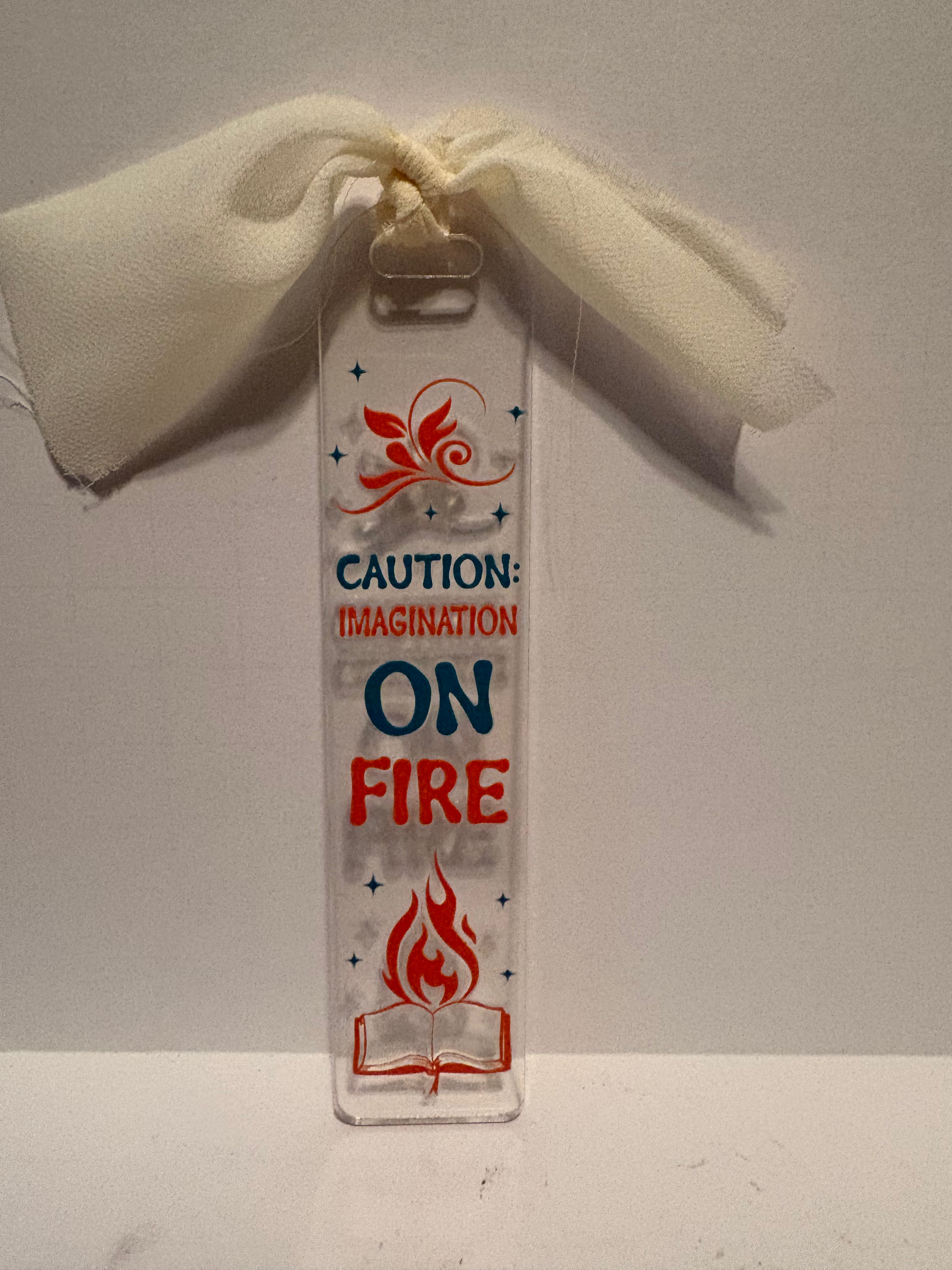 Caution Imagination on Fire — Bookish Bookmark