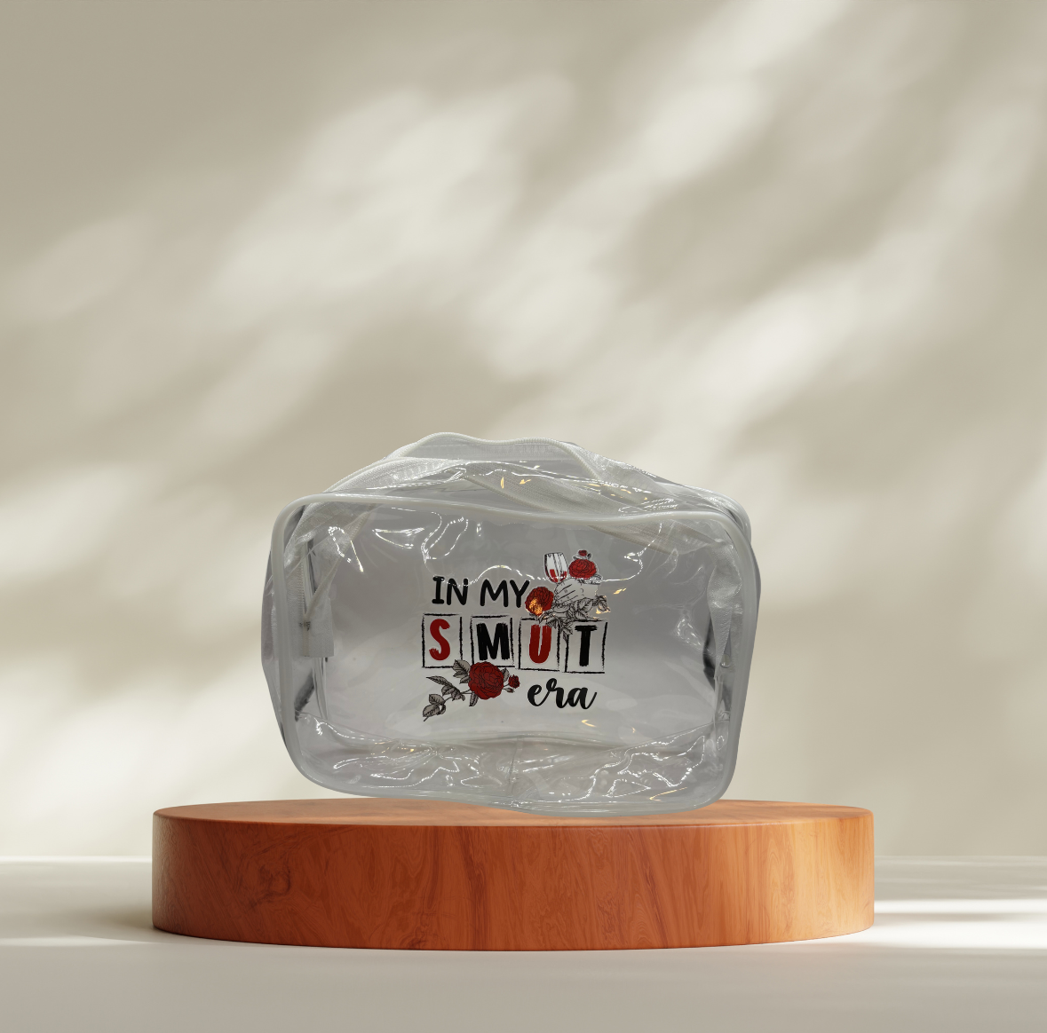 Bookish Clear Makeup Bag