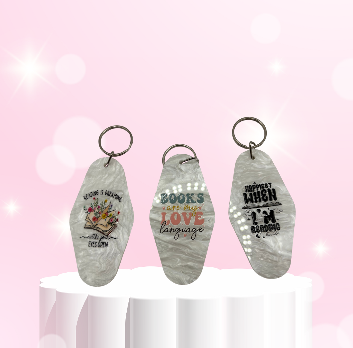 ✨ Bookish Keychains